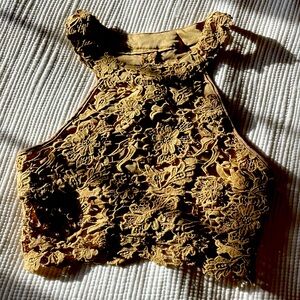 Papaya lace top Sz S